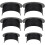 6pcs Plastic Billiards Table Pocket Liner - for Pool Table Bar Home, 4 Corner 2 Side, Black 2