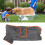 Grey Fully Wrapped Dog Bathrobe, Absorbent, Quick Dry, Thick Polyester, L 13