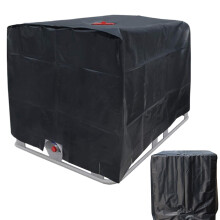 Water Tote Cover | 1000L Waterproof Storage Barrel Cover - 210D Oxford Cloth for Industrial RV Outdoor Garden Use