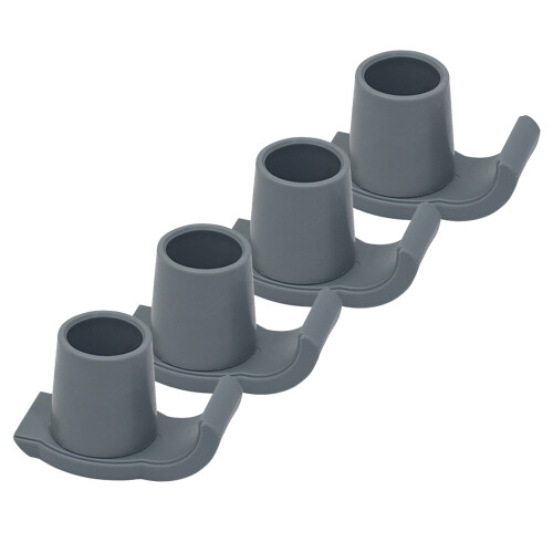 4 Pcs Walker Glide Skis Rubber Universal Walker 2