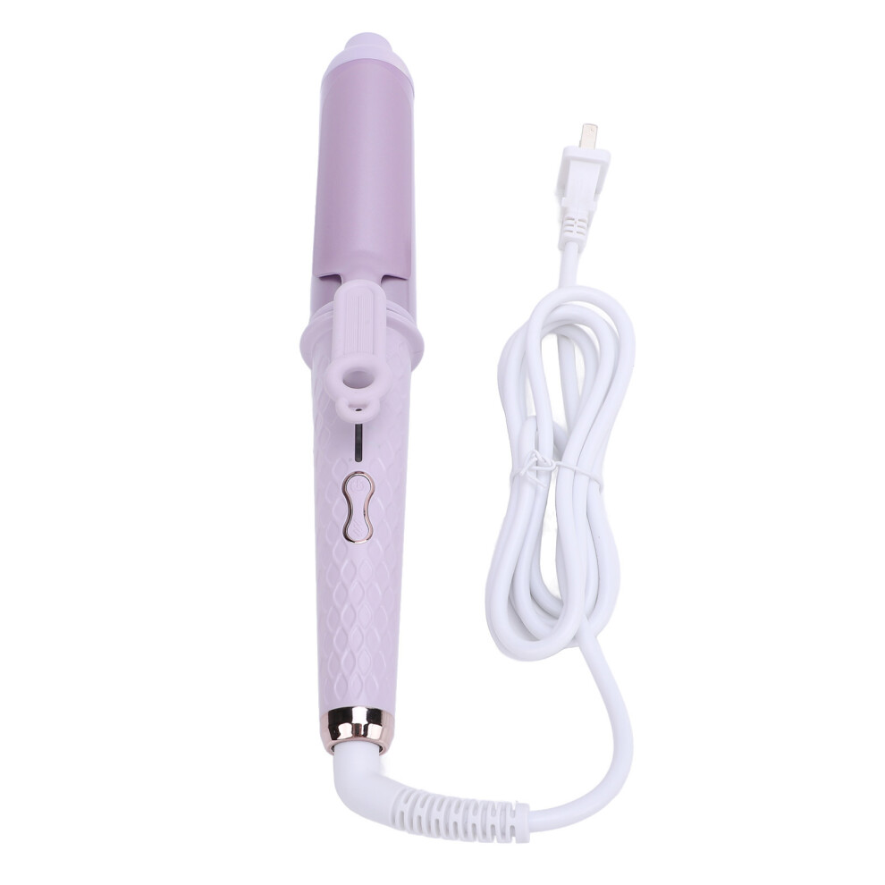 40mm Violet Hair Curling Iron, Tourmaline Ceramic, Fast Heating