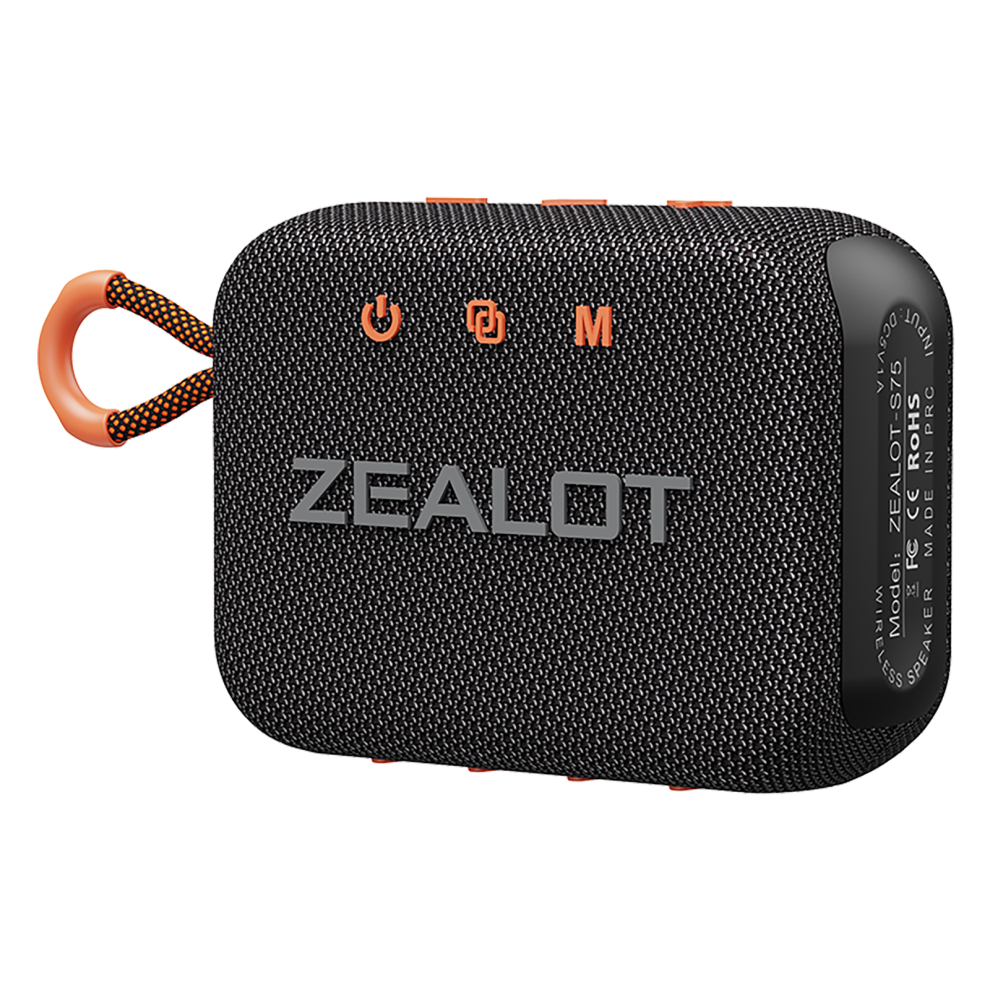 S75 Portable Outdoor Bluetooth Speaker 10W, 3000Mah, 14.6Cm Black 7901346685681
