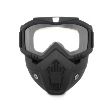 Ski Goggles Windproof Snowboard Mask with Mouth Filter for Snowmobile Motocross Protective Glasses Safety Eyewear