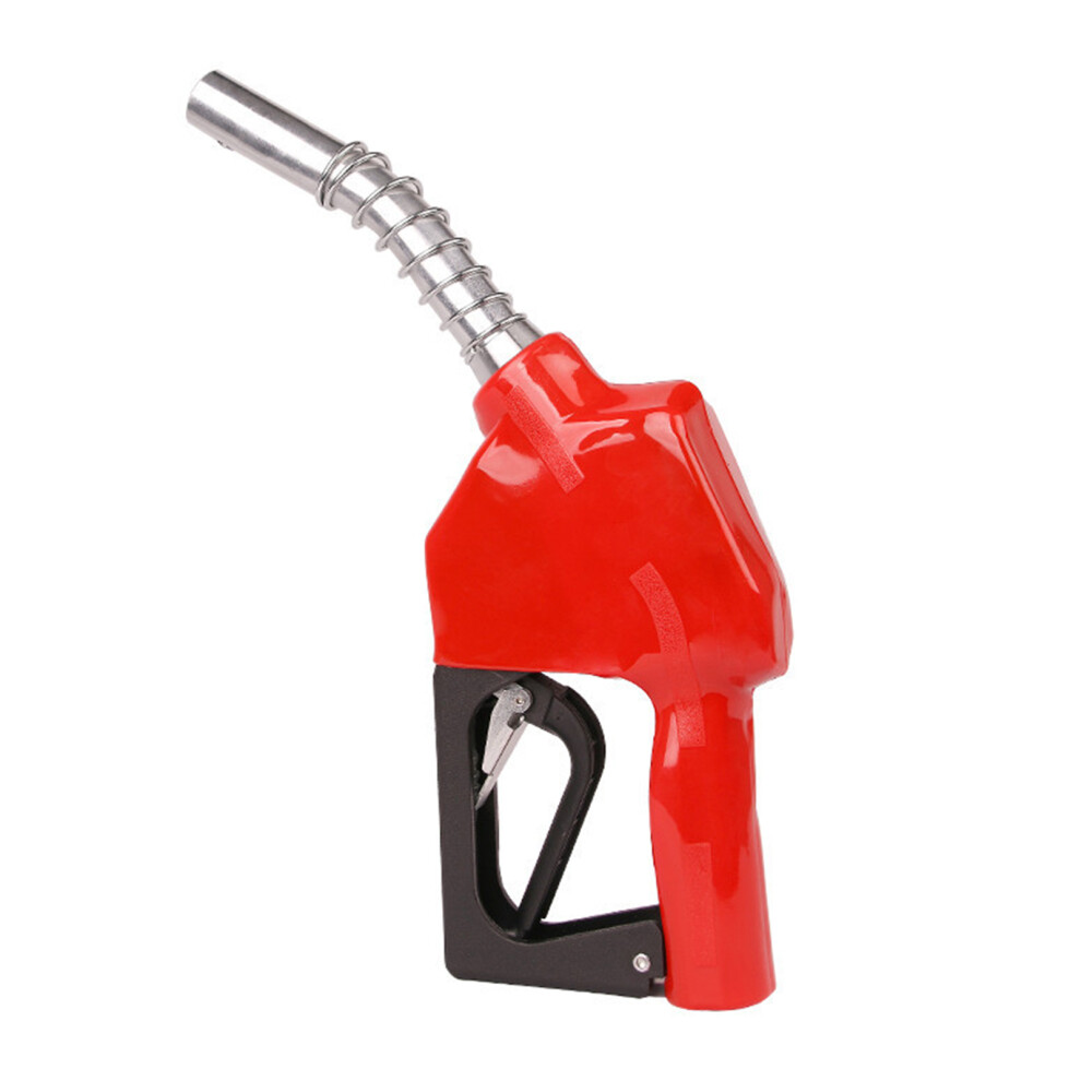 Auto Shut Off Fuel Nozzle, Aluminum Alloy Diesel 1" Inlet 15/16" Outlet Red 7631346686400