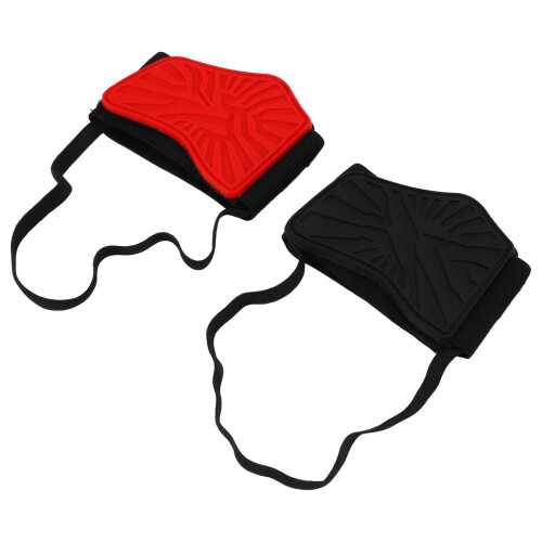 2Pcs Motorcycle Shifter Pads PCV Rubber Anti Slip 2
