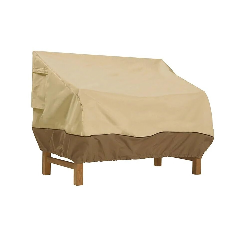 Outdoor Sofa Cover Waterproof Dustproof Protector Oxford Cloth for Garden Furniture Beige and Coffee 89x71x89cm-image-OPC-PKC9C56-NEW