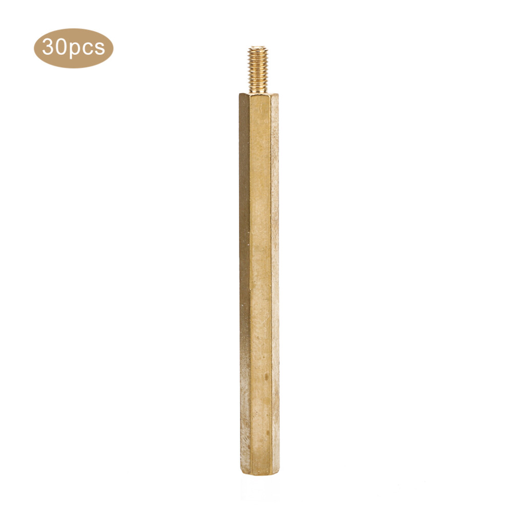 Standoff Brass Coupling M3 Single Head Hex Nuts