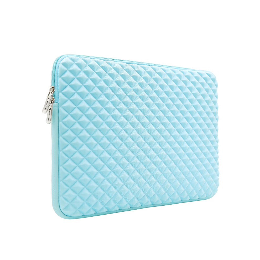 Laptop Sleeve For 13.3-13.6 Inch Devices, Diamond Foam Case Bag For 13.6" Macbook A1369 A1466 A1278 & 13.3" Pc Notebook, Blue 6447073467400