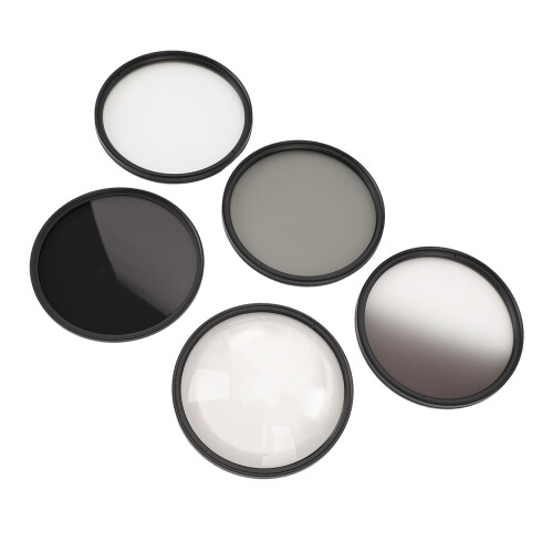 Camera Lens Filter Kit 67mm CPL+ND8+Star+Gray+Macro Dustproof
