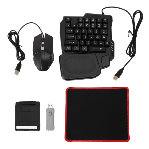 Half Hand Bluetooth 5.2 Convertitore Tastiera-Mouse 1