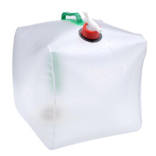 Water Bag Portable Jug 10.63x9.45x10.24 Inches Foldable Lightweight Design Large Capacity for Camping Hiking Fishing