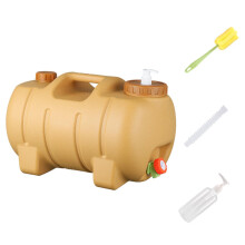Water Container with Faucet 20L Drinking Water Jug Heavy-Duty Carrier Bucket for Camping Fishing Self-Driving Barbecue