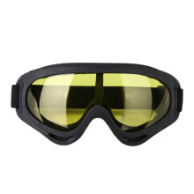 Ski Goggles Winter Windproof Eyewear with Yellow Transparent Lens for Outdoor Sports Cycling and Skiing Activities