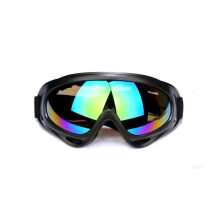 Ski Goggles Blue, Anti-Impact Motorcycle Goggles, Outdoor Sports Riding Glasses for Snow and Welding Activities
