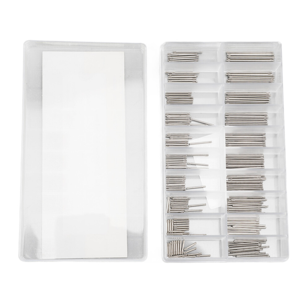 300Pcs Stainless Steel Watch Spring Bars, 8Â27Mm, Double Head, Strap Repair Tool 8431346690181