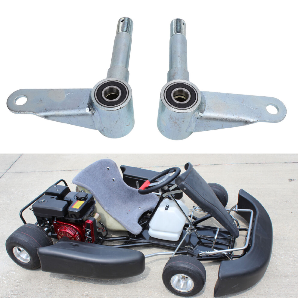 15mm Steel Alloy Front Wheel Steering Knuckle Spindle for 110cc-250cc Go Kart ATV-image-OPC-PKC9FDP-NEW