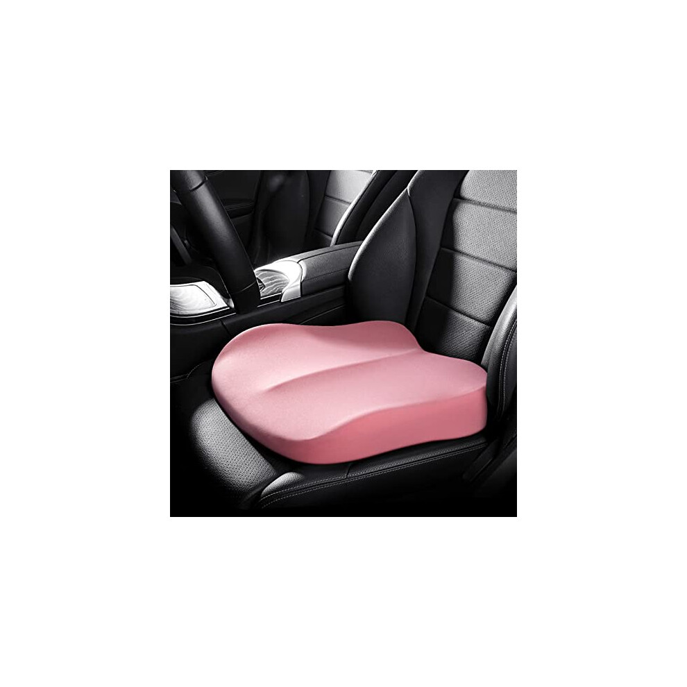 Universal Car Booster Seat Cushion For Comfort And Support, Non-Slip Design For Cars, Trucks, Suvs, Office Chairs, Wheelchairs, Pink
