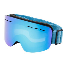 Ski Goggles with Blue Frame for Snow Protection, UV Protection Eyewear for Snowboarding, Skating, and Motorcycle Riding