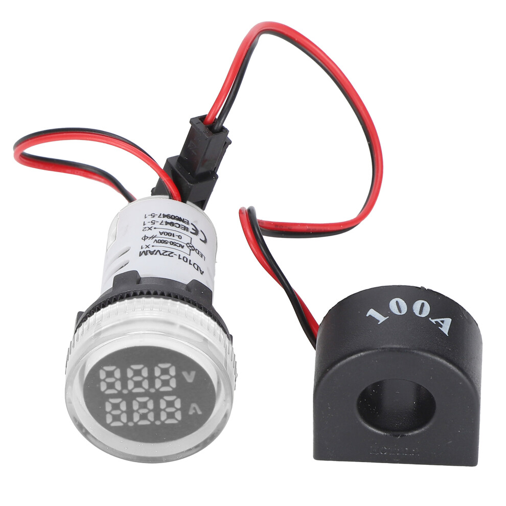 Current Signal Indicator Universal 2‑Display Round Light