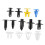 Car Body Plastic Push Pin Rivet Fasteners Trim 1