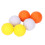 6Pcs Golf Balls Set 3 Colors Textured Surface 10