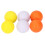 6Pcs Golf Balls Set 3 Colors Textured Surface 6
