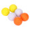 6Pcs Golf Balls Set 3 Colors Textured Surface 7