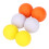 6Pcs Golf Balls Set 3 Colors Textured Surface 5