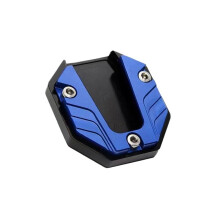 Extension Plate Kickstand Universal Scooter Motorcycle Bike Kickstand Extender Support Pad Anti-Skid Blue Enlarged Base