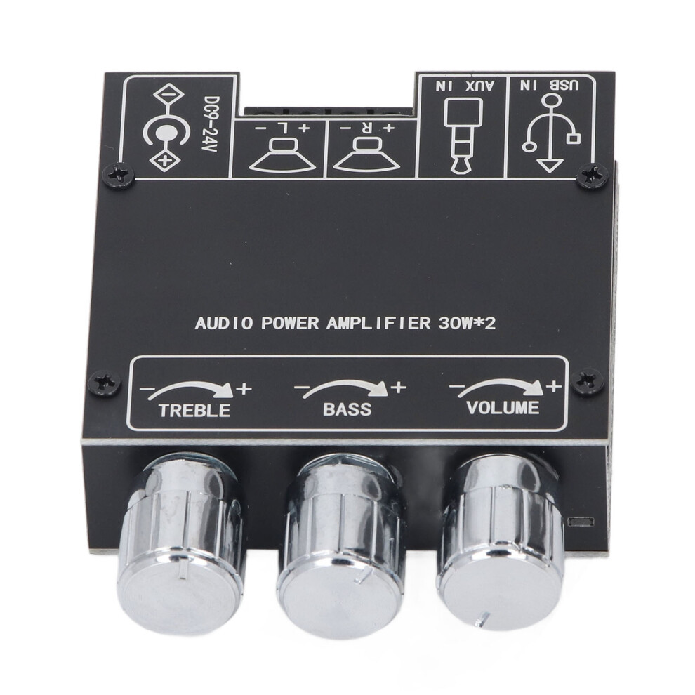 2X30w Bluetooth Sound Amplifier Board 76X60x20mm With Bass Treble Control 4321346693227
