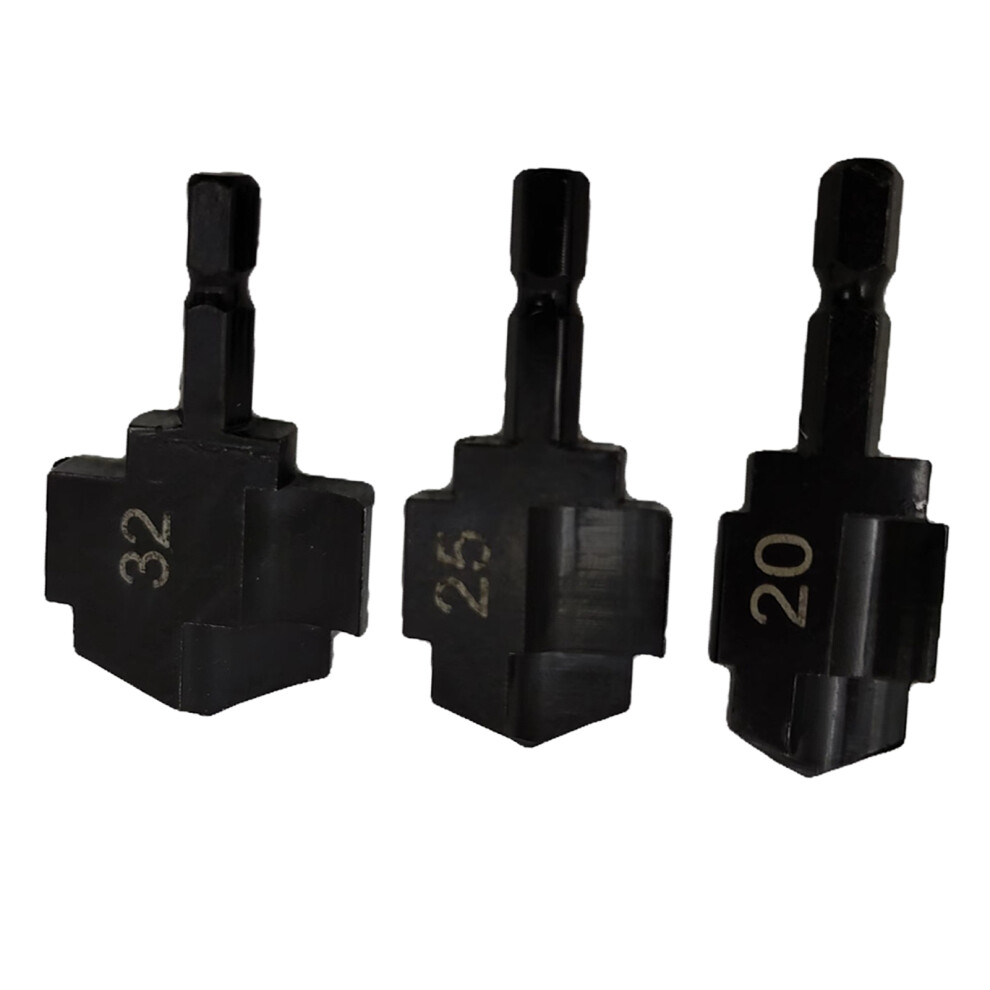 3Pcs Hss Ti Coated Pipe Reaming Drill Bits 1/4In Hex Shank 7901346693402