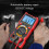 SZ309 Digitaler Multimeter ABS-Batterietester DC/AC 7
