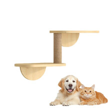 Indoor Cat Climbing Shelves Wall-Mounted Perches 30x18x18cm Customizable Safe Smooth Surface Expandable Play Space