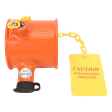 Anti-Theft Fifth Wheel Hitch Lock 74mm for RV Boat Camper Truck