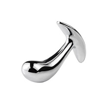 Anal Butt Plug with Metal Anal Beads and Jewel Diamond - Small to Large Size Outdoor Sex Toy for Couples