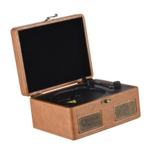 Retro Portable CD Player with Dual Speakers, 2000mAh, 20.516.510cm