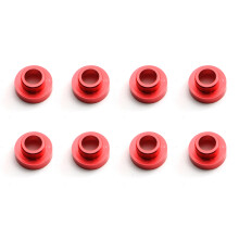 8 Stück Rote Aluminium M3 Servo Wälzlager Abstandshalter Dichtungen Set für RC Autos & Boote