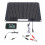 100W Solar Panel Kit with 100A Controller, Dual USB Output, 12V/24V, Black 12