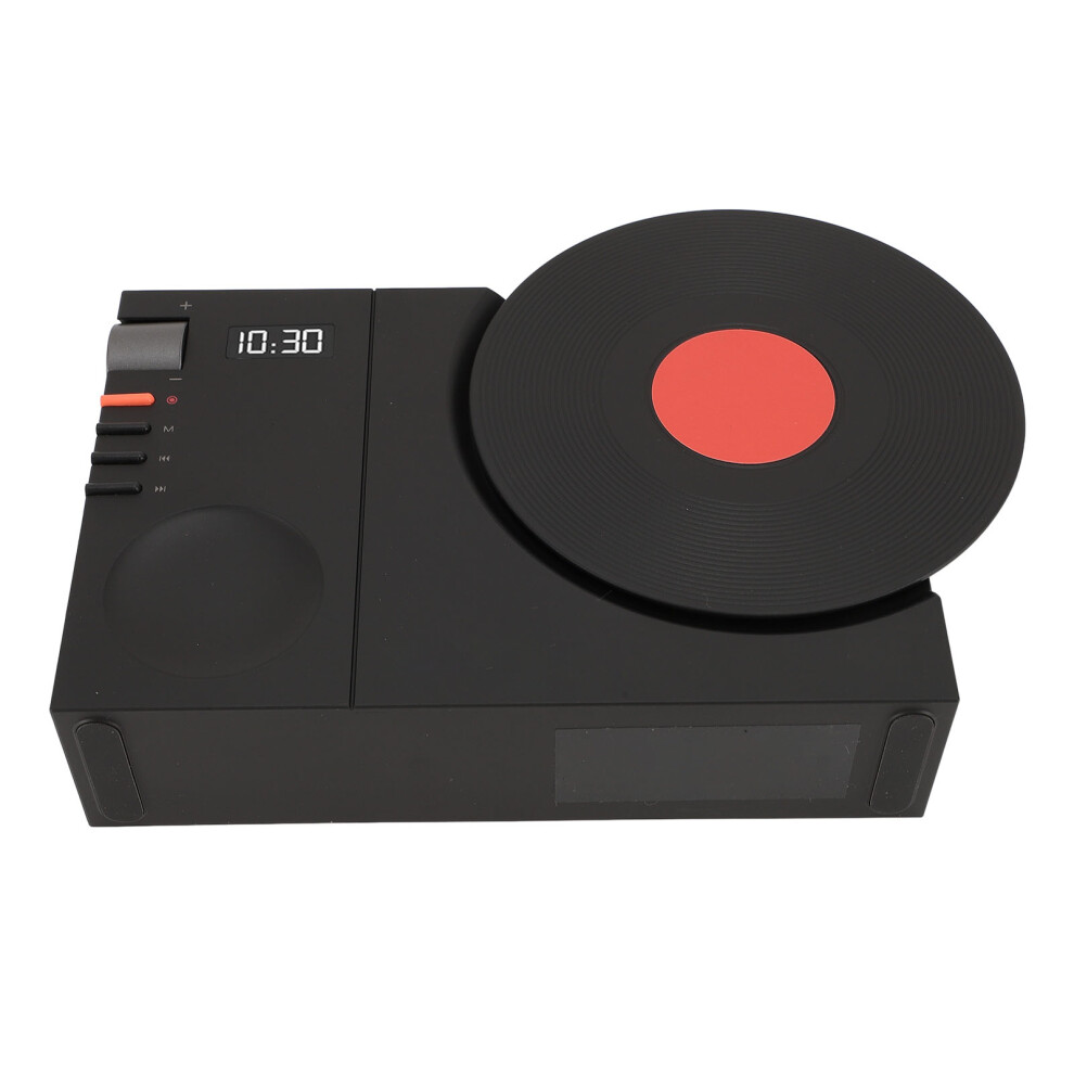 Retro Bt Clock Record Player Speaker 218.5X154.5x48mm Black 6921346693869