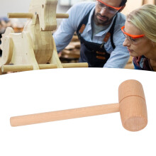 2er Set Holzhammer, Vielseitige Hand-Schnitzerei & Meeresfrüchteknacken