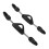 2PCS Diving Spring Fin Strap Stainless Steel 9