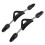 2PCS Diving Spring Fin Strap Stainless Steel 3