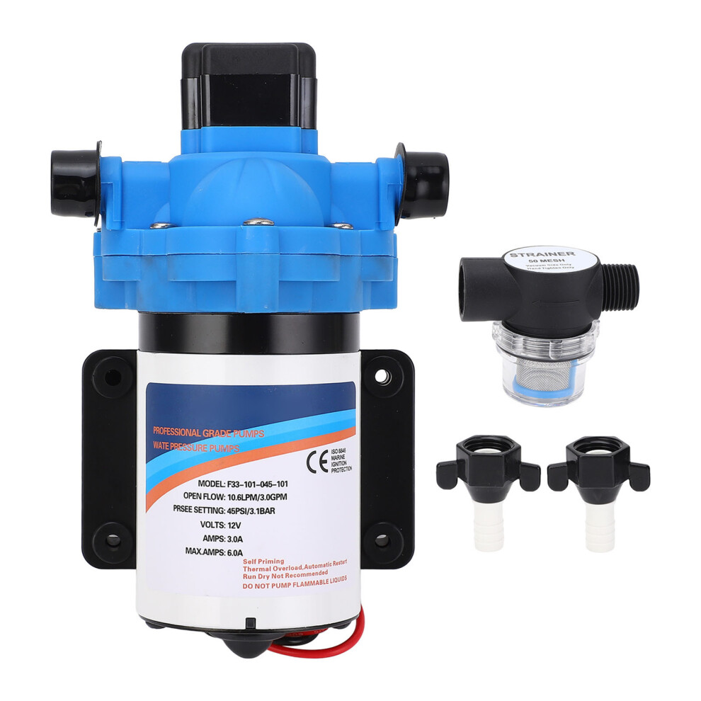 Rv Fresh Water Pump 12V Dc Self Priming Diaphragm 8320539906515