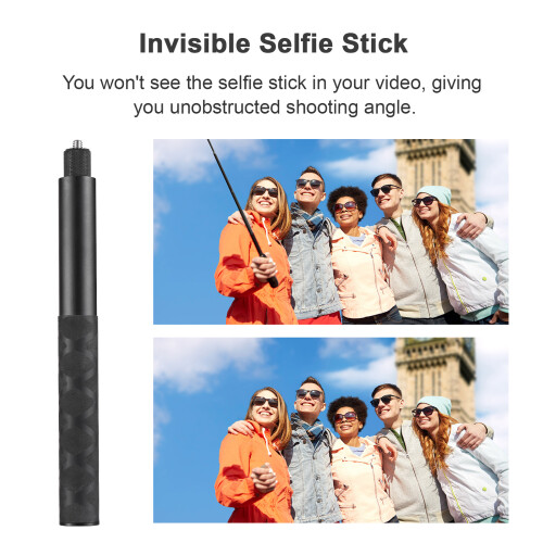 Bastone per selfie invisibile estendibile da 120 cm per X4/X3 2