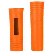 Microphones Grip Cover Shockproof Rubber Sleeve-Orange Color