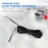 2 m NTC thermistor temperature sensor waterproof probe wire 10 K 1% 3950 black 9