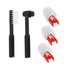 Durability Record Player Needle Turntable Needle+Brush Fit Most Turntables
