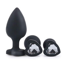 Anal Butt Plug Soft Silicone Massager for Couples, Expanding Bullet Vibrator, 4 Inch, Waterproof, Flexible Design