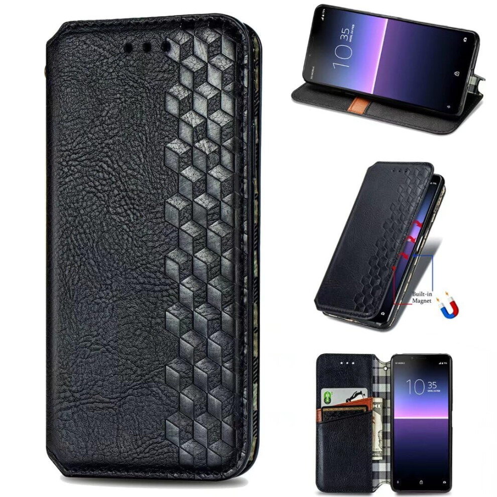 Case For Oppo Reno 14 Pro 5G Flip Cover Pu Leather Wallet With Card Slots Shockproof Bumper Stand Function Black 6038364148834