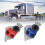 2-Pack Red Blue 37 Gladhand Set for Semi Trucks & Trailers 13